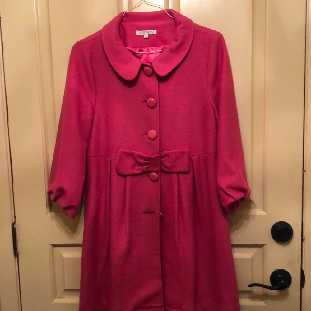 Pretty Bright Pink coat - Picture 1 of 6